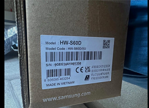 Samsung s60d 0 - samsung, hw-s60d