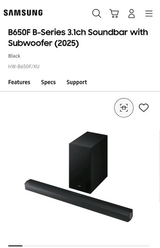 Samsung b650 1ch soundbar - samsung, hw-b650